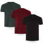 FM London Lot de 3/5 t-Shirts pour Hommes - T-Shirts de qualité supérieure avec Design légèrement ajusté