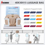 SUCIKORIO 40x30x15cm British Airways Jet 2 Air France Sac de Voyage Cabine Avion sous Le Siege, étanche Oxford Bagage Cabine a M