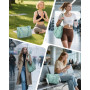 Sac Porte Tapis de Yoga, Sac de Sport Grand Format Type Tote Unisexe, Fermeture Éclair, Poche Imperméable pour Affaires Mouillée