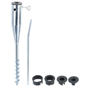 Royal Gardineer Pied de Parasol Universel en métal à Visser