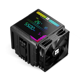 Thermalright TR Peerless Assassin 140 Digital Black Refroidisseur de processeur à air avec 6 caloducs, couvercle d'affichage mag