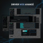 RK ROYAL KLUDGE C61 HE Clavier magnétique AZERTY Filaire 60%, interrupteurs à Effet Hall, Rapid Trigger 8 000 Hz, précision 0,01