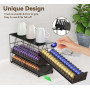 Le tiroir HFHOME peut contenir 90 dosettes Vertuo, organisateur de dosettes N à 3 niveaux, support de rangement de capsules de c
