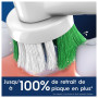 Oral-B Pro Brossettes De Rechange Cross Action ORIGINALES, Lot de 12 Embouts Ronds, Blancs, Compatibles Avec Des Brosses Electri