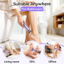 Rapeuse Pieds Électrique Puissante, 2-en-1 Ponceuse Pieds et Lime Ongles avec Écran LED, 9 Vitesses, Rechargeable, Kit Pédicure 