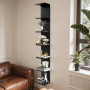 PHOENANCEE ÉTagèRe Murale à 7 Niveaux, éTagèRe Verticale, Organisateur Grande Tour Design éTagèRe Murale DéCorative pour La Mais