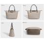 David Jones - Sac à Main Cabas Nylon Femme - Fourre-Tout Sac Shopping Souple - Shopper Tote Porté Epaule Bandoulière Capacité Mo