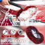 2 Housse de Brosse de Lavage Premium, Nettoyage Voiture Douce et Délicate, sans Rayures, Bien Absorption d'eau et Rétention de M