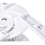 Amazon Basics Support de fixation inclinable pour projecteur, pour montage mural ou au plafond, capacité 15 kg, Blanc