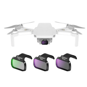NEEWER Lot de 3 filtres ND compatibles avec DJI Mini 4K/2 SE/SE/2/Mavic Mini - CPL/ND8/ND16 - Filtres à densité Neutre en Verre 