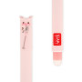Legami - Set of 4 Farm Sweet Farm Erasable Gel Pens, Stylos à encre thermosensible effaçable, noir, rose, vert, rouge, efface sa