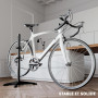 KARAT - Pied de montage vélo en métal - Support de vélo - Support de maintenance avec crochets - Porte-vélo hauteur réglable, lé