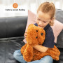 ODOXIA Couverture Lestée pour Enfants | Calme Et Réconfortant | Animaux Lestés | PelODOXIA Weighted Lap Dogure Troubles Sensorie