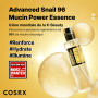 COSRX Advanced Snail 96% Mucin Power Essence 100 ml | Sérum Hydratante avec Mucine Bave d'Escargot | Anti Rides Peaux d'Acné et 
