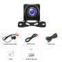 Podofo caméra de recul de voiture AHD Ultra HD Version nocturne étanche 158° pour autoradio Android (format P)