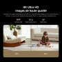 XIAOMI Smart Camera C701 4K Ultra HD, Vision à 360°, Audio bidirectionnel, Vision Nocturne Infrarouge, Wi-FI 6 Double Bande