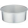 Pentole Agnelli FAMA43/818 Moule à gâteau Conique avec Rebord, Aluminium, 18 X 18 X 8 cm