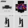 MSI MAG 271QP QD-OLED X24 écran Gaming 26,5" WQHD - Dalle Quantum Dot OLED 2560 x 1440, 240Hz / 0,03ms, 99% DCI-P3, ΔE≤2, Displa