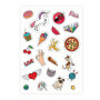 100 feuilles A4 Autocollante Imprimables, Étiquette Pleine Page Blanche Mate 210x297mm Pour Imprimantes Laser et Jet d'encre