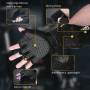 flintronic Gants de Gym, Gants de Musculation avec Support de Poignet, Gants d'haltérophilie pour Homme et Femme, Gant Fitness G