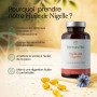Huile de NIGELLE | 2000 mg d’Huile de Cumin Noir Vierge | 120 Capsules de 500 mg avec Vitamine E | Première Pression à Froid | P