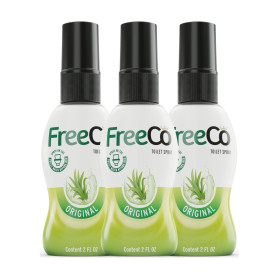 Freeco Anti-Odeur WC (Before You Go) - Spray aux Huiles Essentielles Naturelles. Idéal pour Maison, Bureau, Resto et Voyage. Pac
