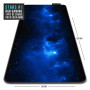 TITANWOLF - RGB Tapis de Souris Gaming XXL - LED Lumineuse Tapis de Souris Multicolore 11 Modes - 800 x 300mm - Surface antidéra