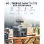 Station électrique portable ECOFLOW RIVER 2 MAX, batterie LiFeP04, 512 Wh charge rapide en 1 heure, sortie 1000 W avec X-boost, 