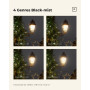 K&F CONCEPT Filtre Black Diffusion 1/4 52mm et 3 Chiffons de Nettoyage Emballés sous Vide Black-Mist Filtre Effet Cinématique po