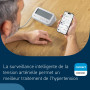 OMRON X4 Connect AFib – appareil tension artérielle bras – connexion Bluetooth – Tensiomètre bras OMRON validé cliniquement – Dé