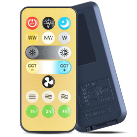 GOUYESHO Ventilateurs de plafond universels avec éclairage, télécommande de rechange pour la plupart des ventilateurs de plafond