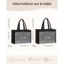 LOVEVOOK Sac Cabas Femme, Puffer Sac a Main Sacs Ordinateur Grand, Sac de Cours Sac Fourre Tout pour Les Cours Lycee Travail Uni