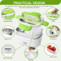 kisidus Gamelle Chauffante Electrique Lunch Box Électrique Chauffante 60W Boîte Repas 220V 12/24V 1,5L Pour Maison Voiture Camio
