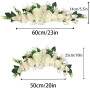 OrgMemory Fleur Arche Mariage, Artificielles Arche, 60cm, Fleur Murale Decorative, Fleur Artificielle Porte, Fleurs Arches, Deco
