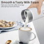 SIMPLETaste Mousseur à lait électrique 4 en 1, mousseur à lait automatique chaud et froid et chauffe-lait pour latte, cappuccino