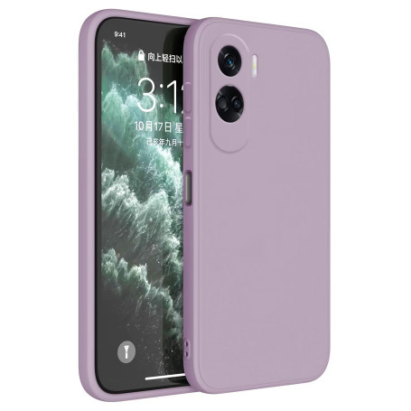 Topme Coque pour Honor 90 Lite 5G (6.7" inches) Etui Housse, Protecteur de Peau en Silicone TPU - Herbe Violette