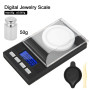 Mini balance numérique portable haute précision 0,001 g avec affichage numérique LED (50 g)