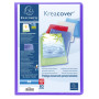 Exacompta - Réf. 5789E - 1 Protège-documents Kreacover Chromaline - 80 pochettes cristal lisse - 160 vues - pour A4 - dim 24 x 3