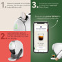 Nescafé Dolce Gusto NEO CAFFE - Machine À Café KRUPS pour Dosettes Compostables - Technologie Brevetée SmartBrew 3-En-1 - Cafeti