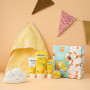 WELEDA - Coffret Cadeau Naissance - Soins Douceur Bébé au Calendula – Crème Lavante, Crème Visage, Crème Pour Le Change, Baume i