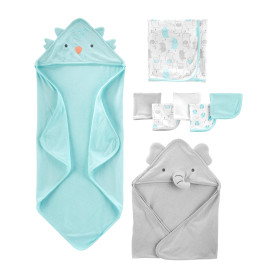 Simple Joys by Carter's Ensemble de serviettes et gants de toilette pour petite fille, 8 pièces