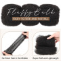 Originea Afro Kinky Bulk Human Hair for Locks Extensions Cheveux Naturel Humains 20cm 3 packs kinky-curly bulk twist meches pour
