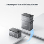 Zendure SolarFlow, Station électrique pour balcon, HUB 2000 avec entrée solaire 1800W, AB2000X avec capacité 1920Wh, Capacité Ex