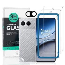 Ibywind 2 Pièces Verre Trempé pour OnePlus Nord 4 5G 6,74",9H Dureté Protection écran,avec 1 Pièce Protection Caméra,1 Pièce Fil