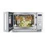 CASO MG 20 Cube Ceramic – Micro-ondes 2-en-1 sans plateau tournant avec gril de 1000 W – Capacité de 20 L – 13 programmes automa