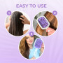 FHI Heat UNbrush ! UNbrush Plus Brosse démêlante pour un démêlage doux et efficace sur les types de cheveux humides ou secs frag