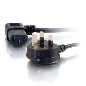 C2G Cordon d'Alimentation Universel 2m Noir pour Périphériques