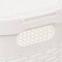 Poubelle Slim 40L en Rotin Blanc - 5 five simply smart