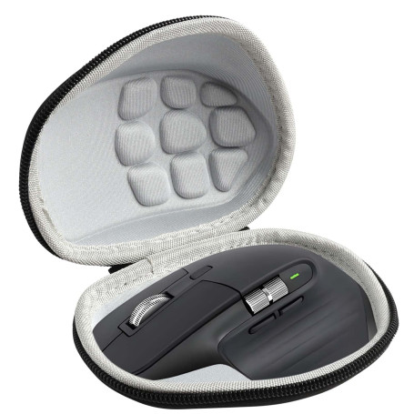 Yewseas Rigide Housse Sac, 15 cm x11 cm x7 cm Portable pour Souris MX Master 3, 2S, Master, Étui de Protection Anti-Choc, Résist