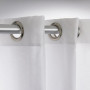 Rideau de Douche Sealskin Coloris en Polyester et Coton - Blanc